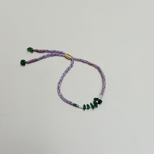 Onyx bracelet - Purple/green