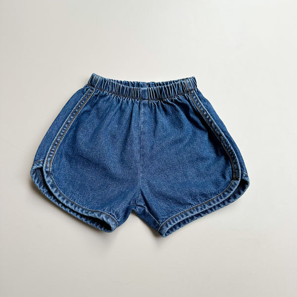 Billie denim shorts - Blue washing