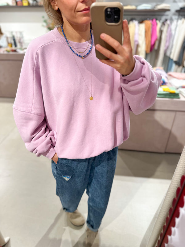 Soft oversized sweater - Lilac