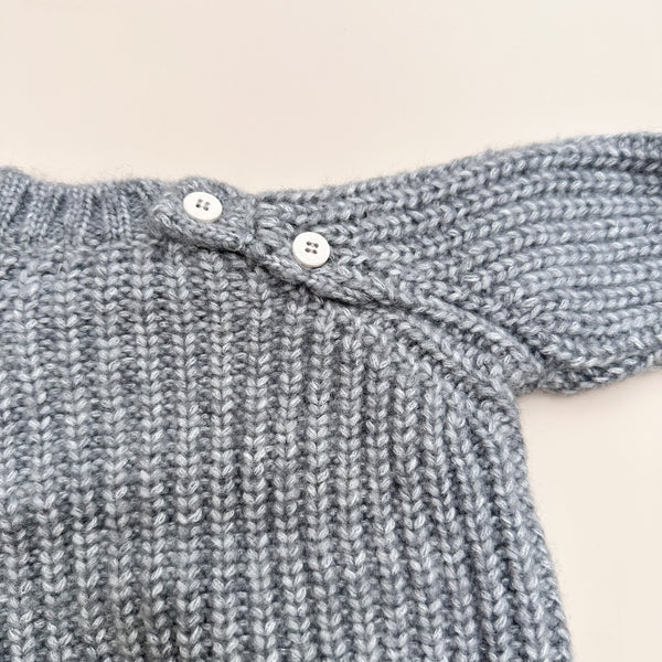 Knitted sweater - Light grey