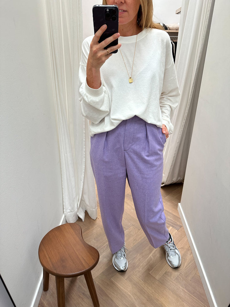 Rival pleated trousers - Violet