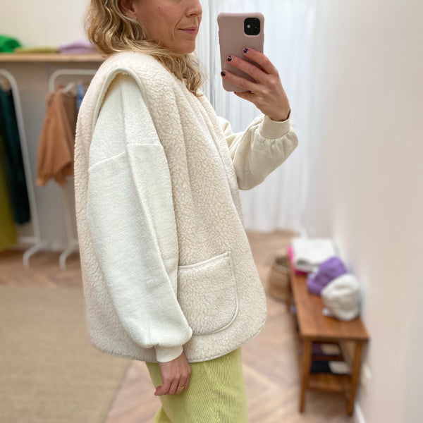 Cropped sweatshirt bobypark - Ecru