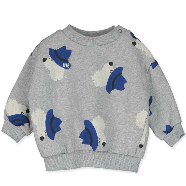 Chill dogs allover sweatshirt - Grey melange