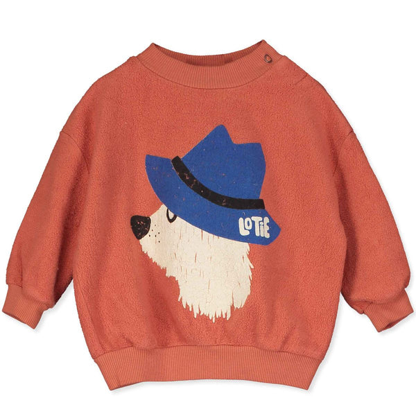 Chill dog pile sweatshirt - Clay