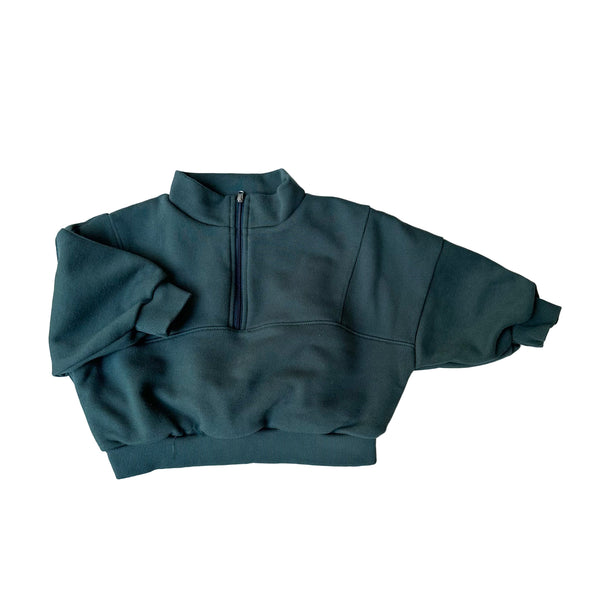 Half zip up sweater - Dark green