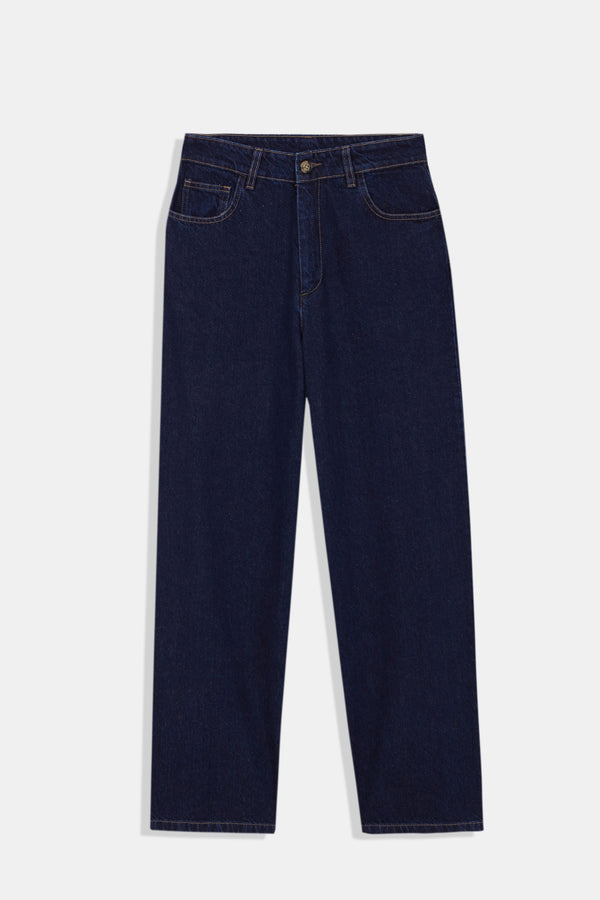 Allison balloon denim - Dark blue