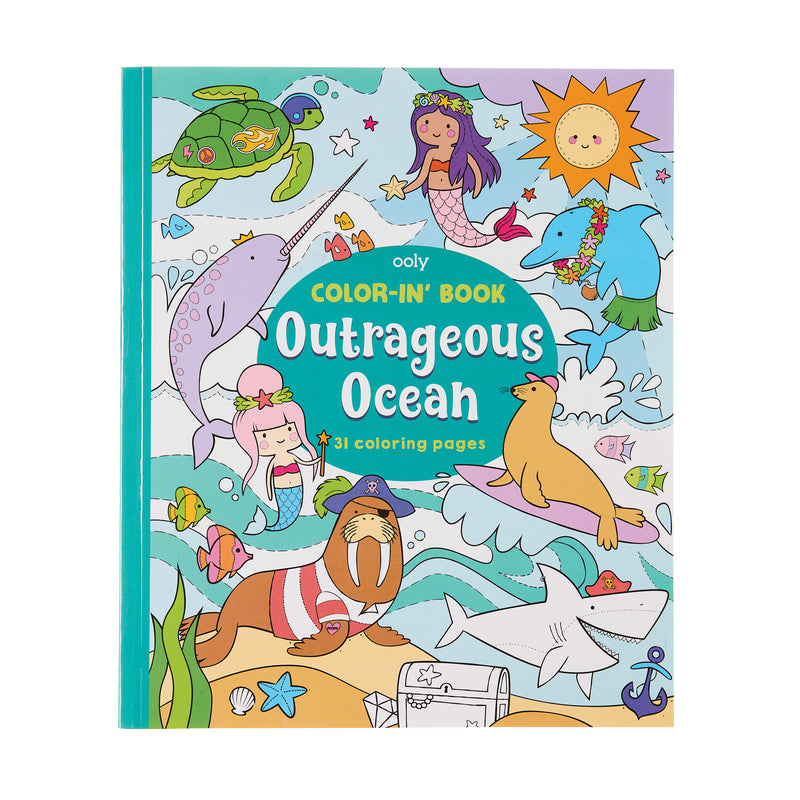 Color book Outrageous ocean