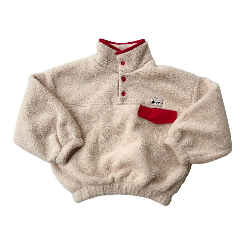 Pile pocket anorak - Beige