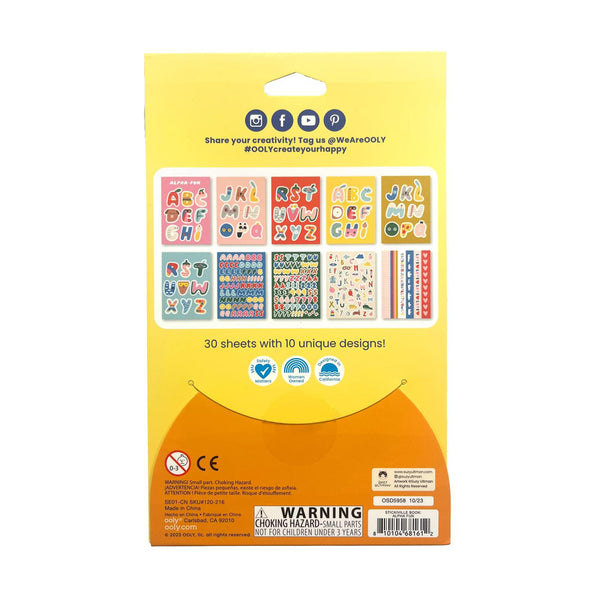 Stickiville Stickers X Suzy: A Whole Lotta Sticker Book - Alphabet