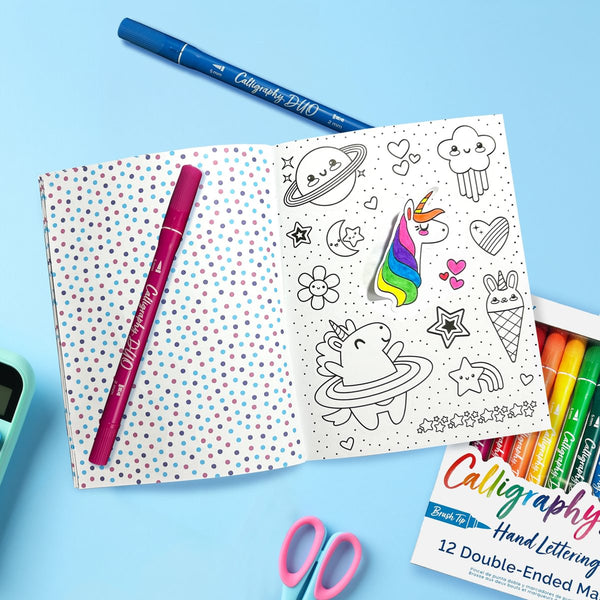 Color-in' Sticker Book: Cute-A-Licious Doodles