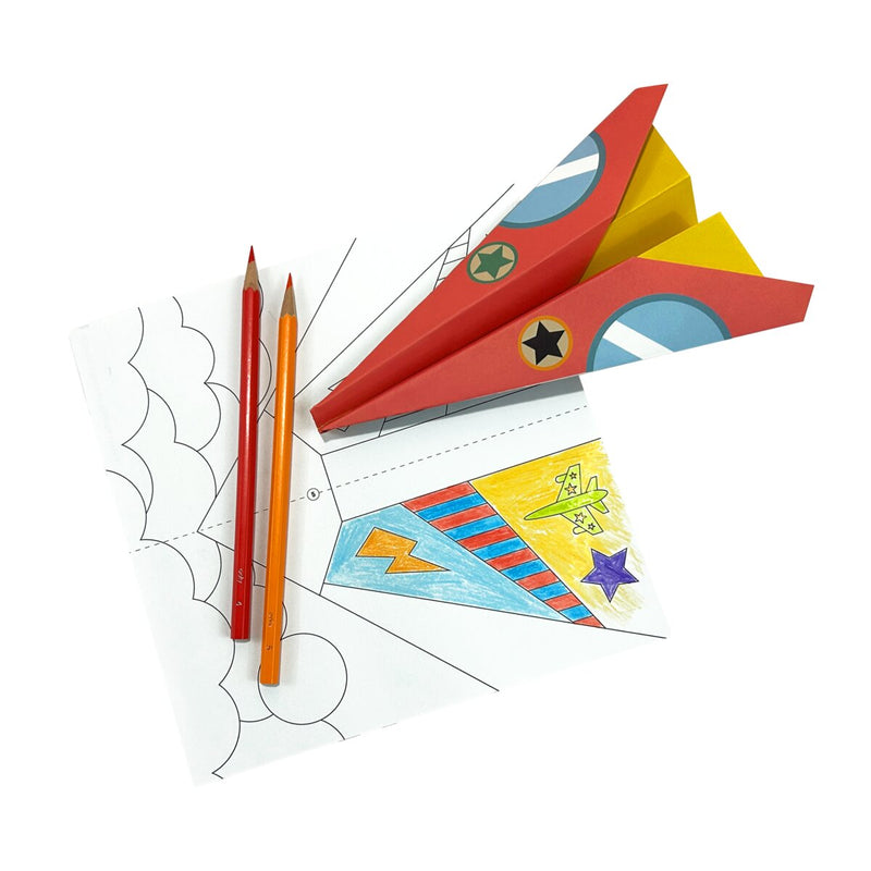 D.I.Y paper air planes activity kit