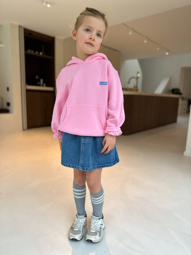 Kids izubird sweatshirt hoodie - Vintage cotton candy