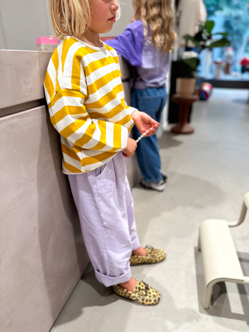 Baggy corduroy pants - Lilac