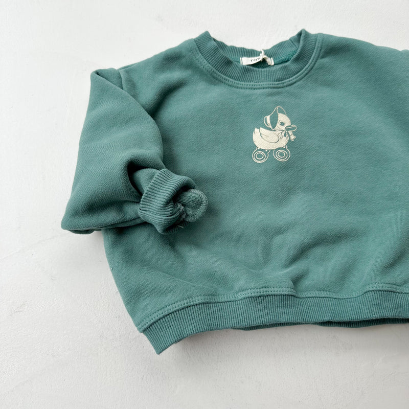 Duck sweater - Mint green