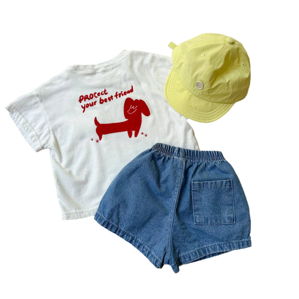 Bebe dog tee - Ivory