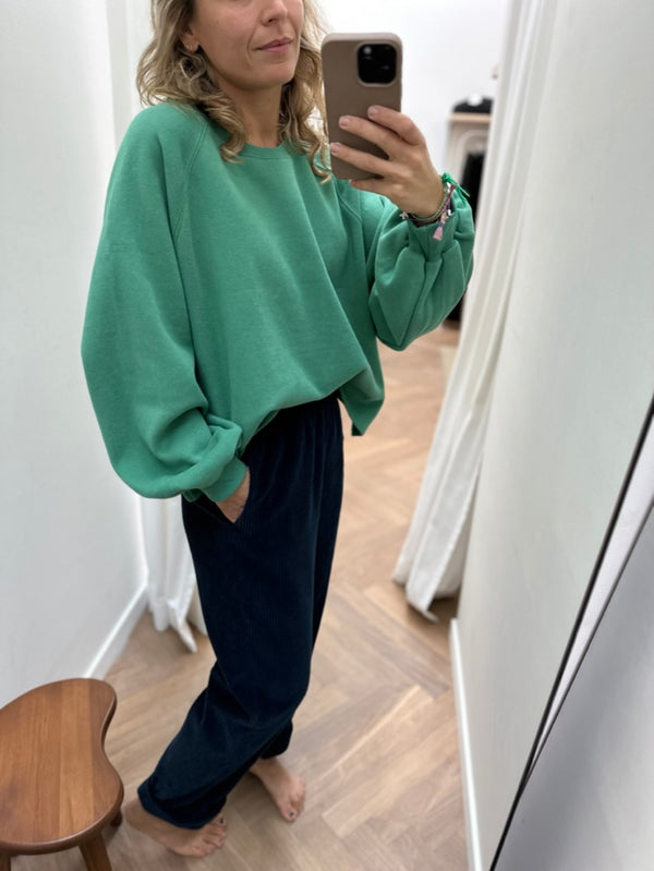 Alson fleeced sweatshirt - Green