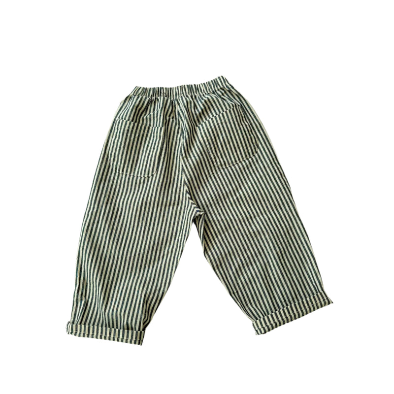 Mel striped chino - Navy