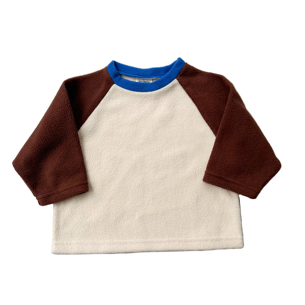 Raglan fleece tee - Brown