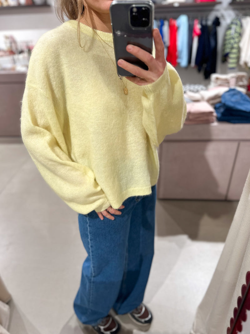 Nenybay alpaca jumper - Lemon