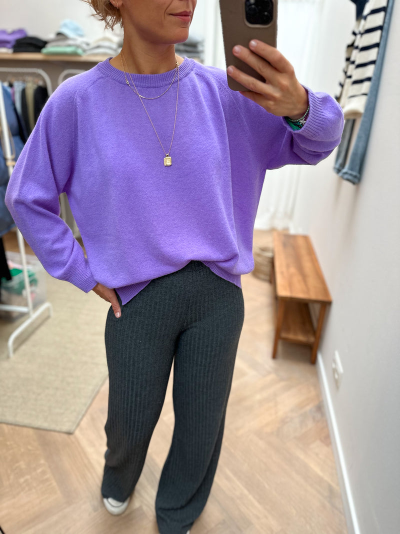 Luna wool cashmere jumper - Parme