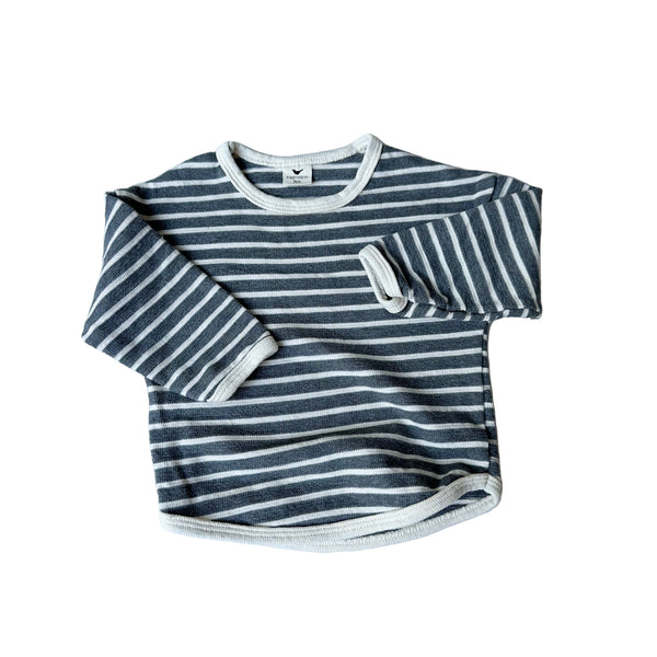 Structured piping top - Charcoal