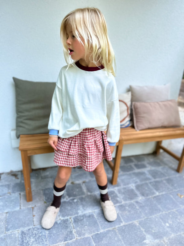 Love rib tee - Cream