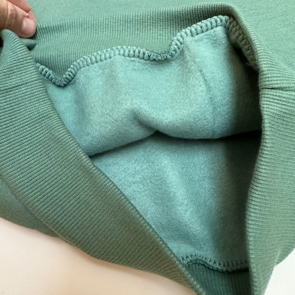 Basic fleeced sweater - Green