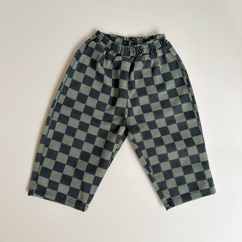 Checkered pants - Khaki