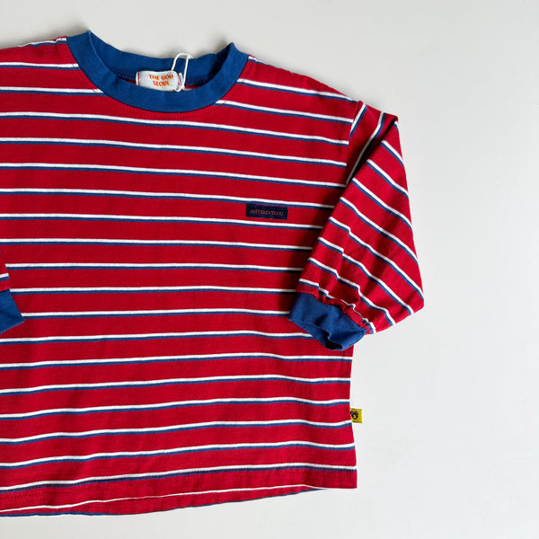 Bebe striped tee - Red