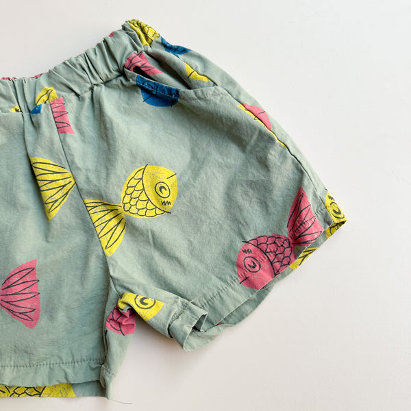Fish summer shorts - Light khaki