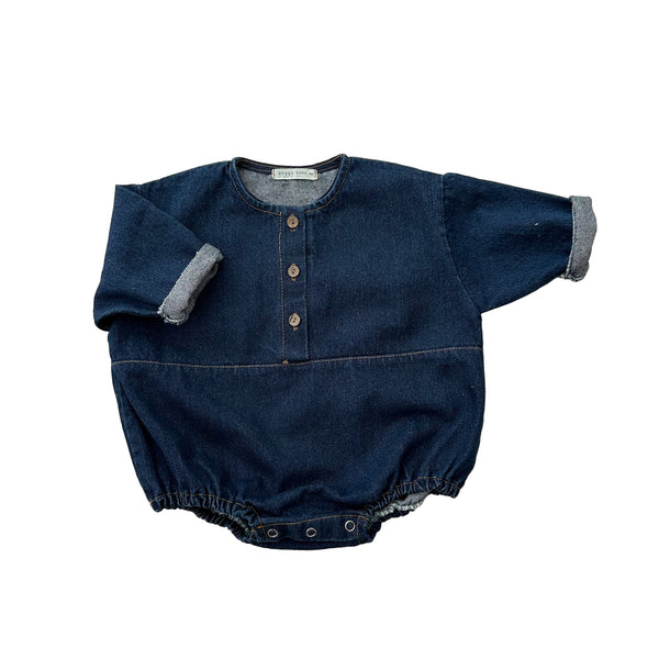 Bebe denim onesie - Dark blue