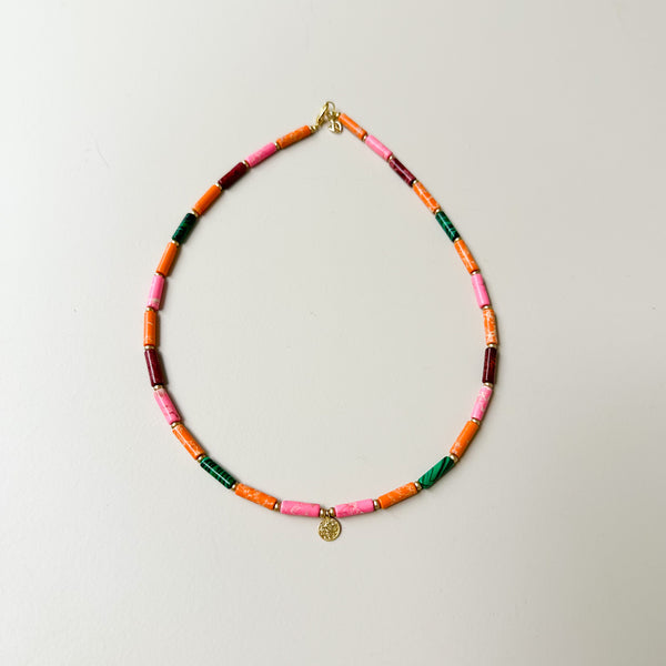 Natural stones necklace - Multi