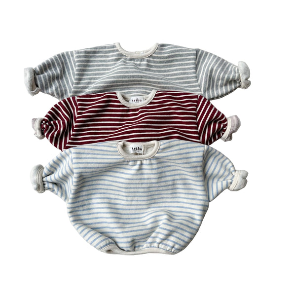 Bebe gigi stripes sweatshirt - Light blue