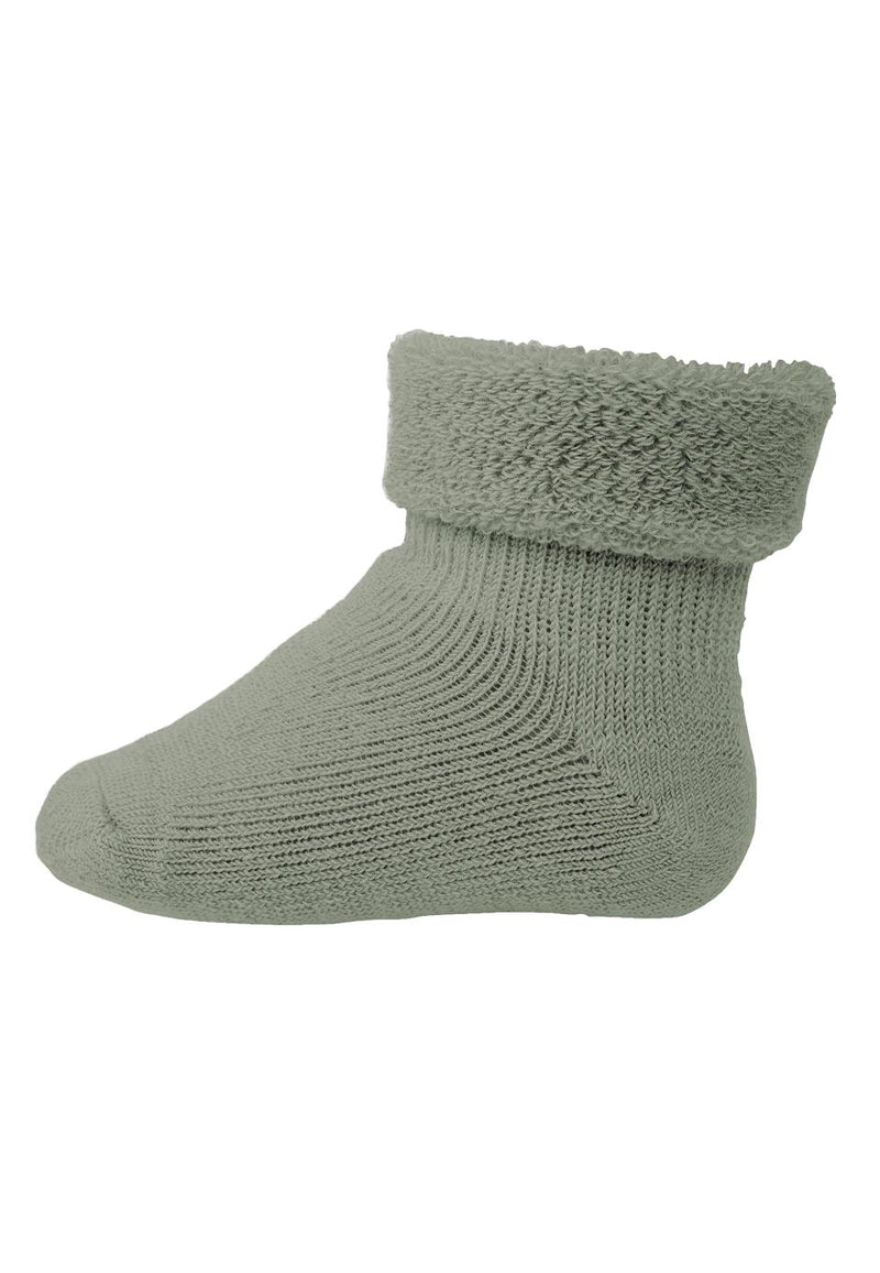 Wool terry socks - Lily pad