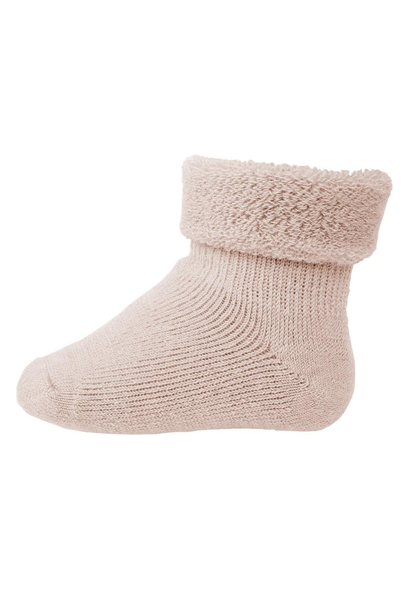 Wool terry socks - Rose dust