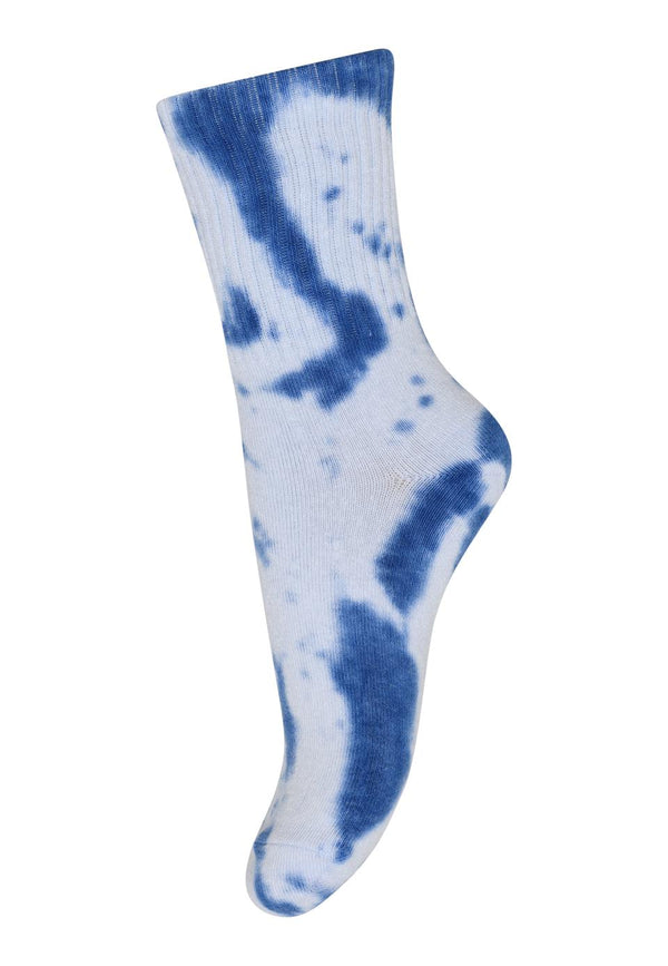 Adler tie dye socks - True blue