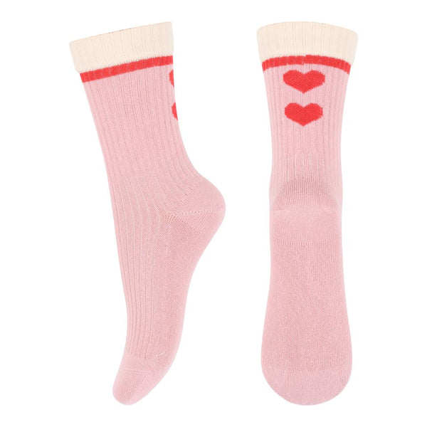 Barbaba heart socks - Pink