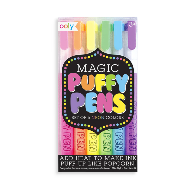 Magic Neon Puffy Pens - Multi