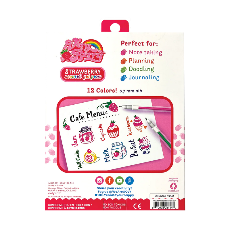 Ooly - Very Berry Scented Gel Pens