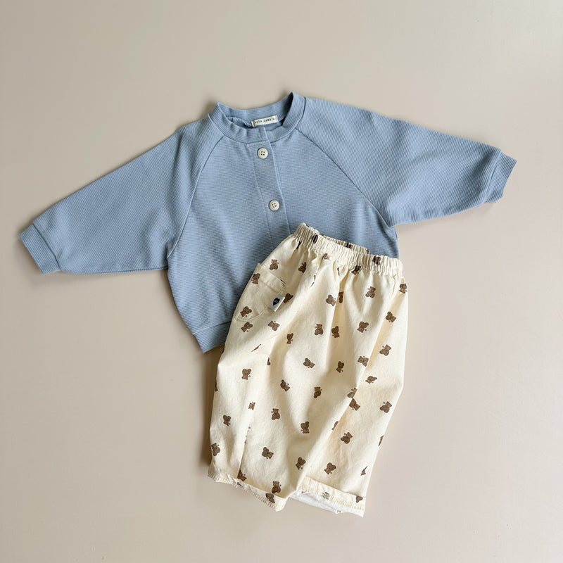 Mini bear baggy pants - Cream