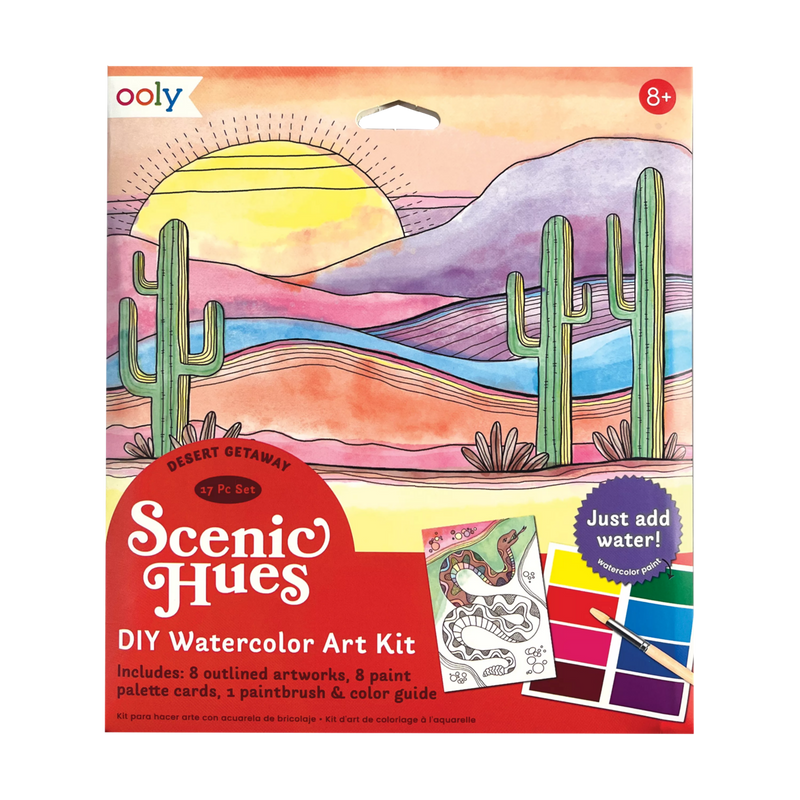 Scenic Hues DIY Watercolor Art Kit - Desert Getaway