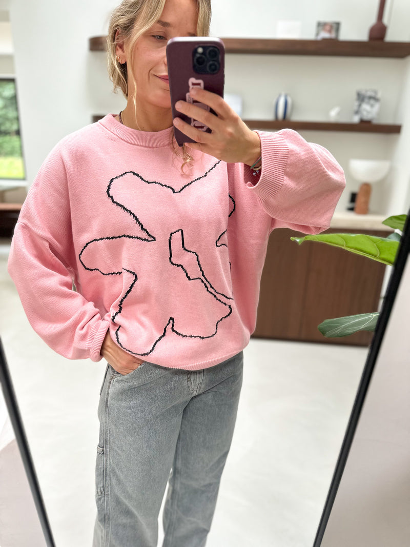 Betty knit sweater - pink
