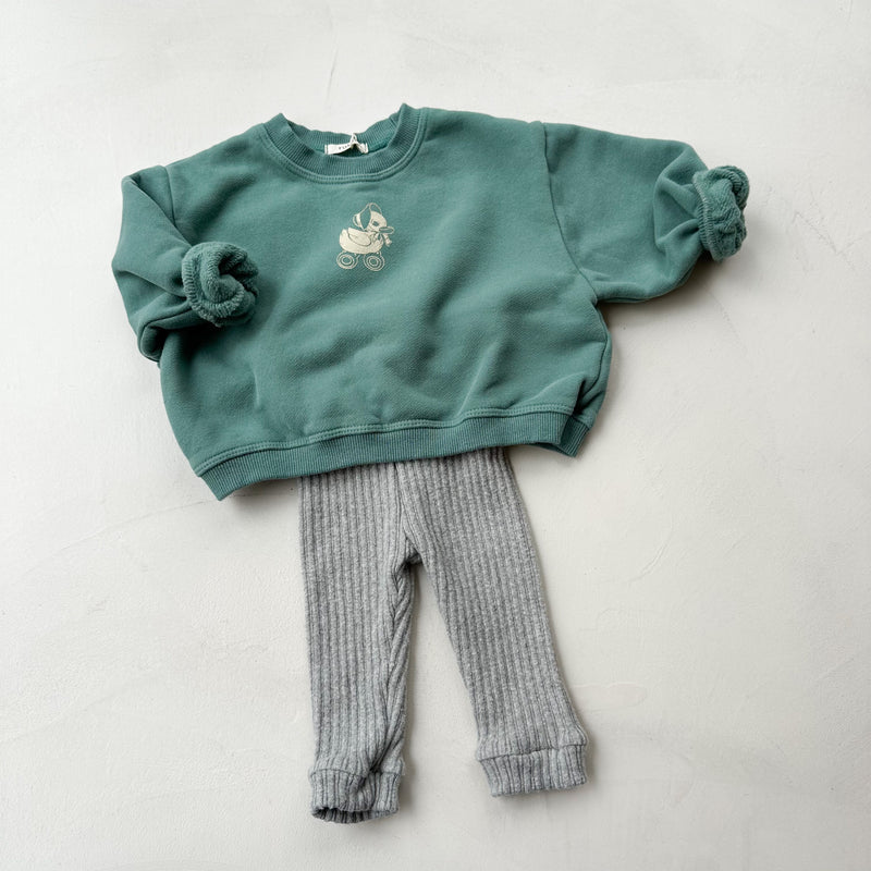 Duck sweater - Mint green