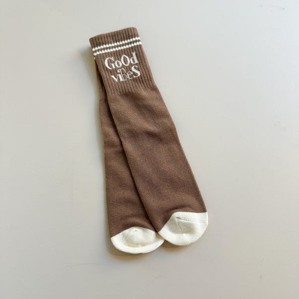 Vibe knee socks - Brown