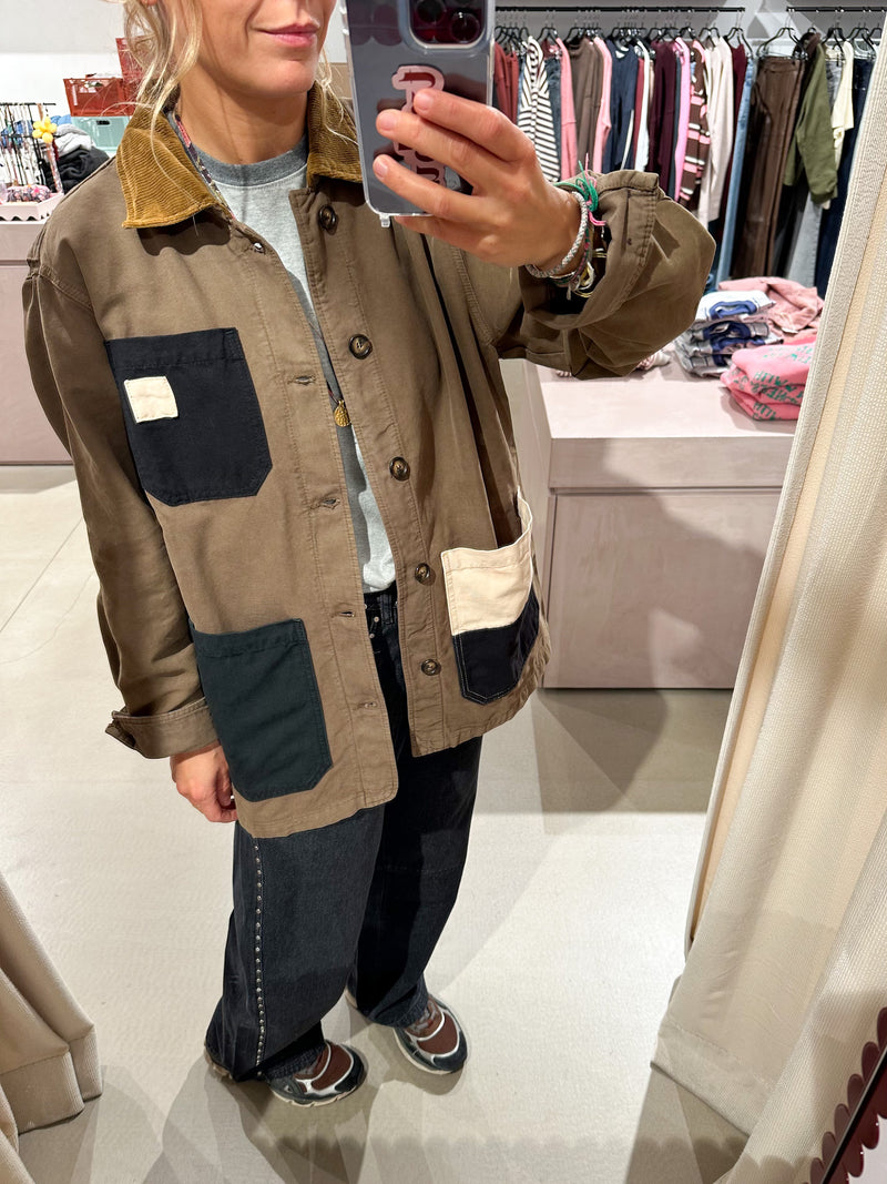 Vivian pocket worker jacket - Army green