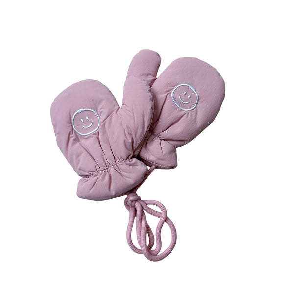 Smile mittens - Pink