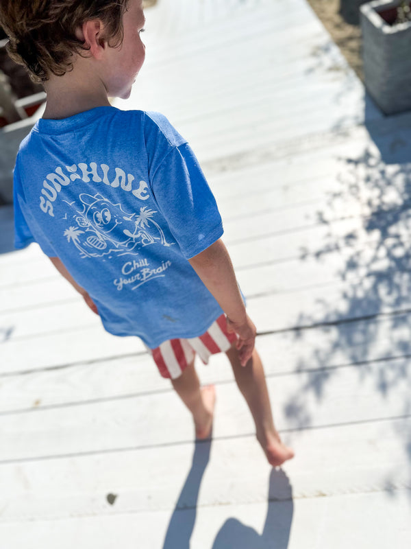 Sunshine tee - Blue melange