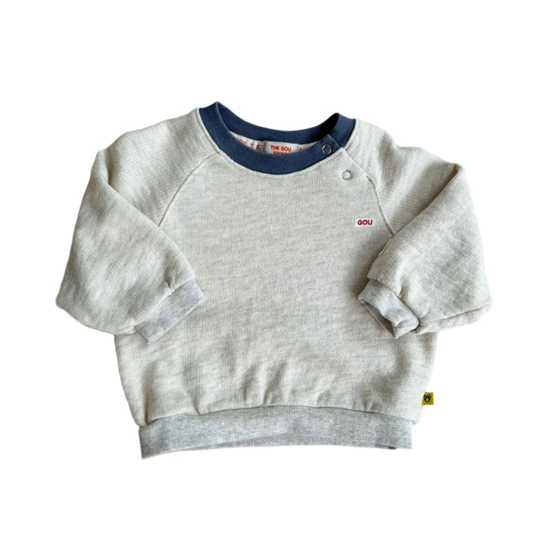 Bebe contrast color sweater - Oatmeal