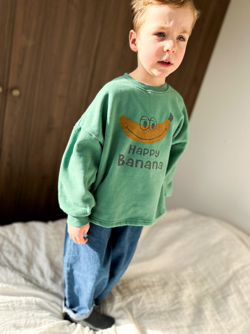 Banana fleece sweatshirt - Green