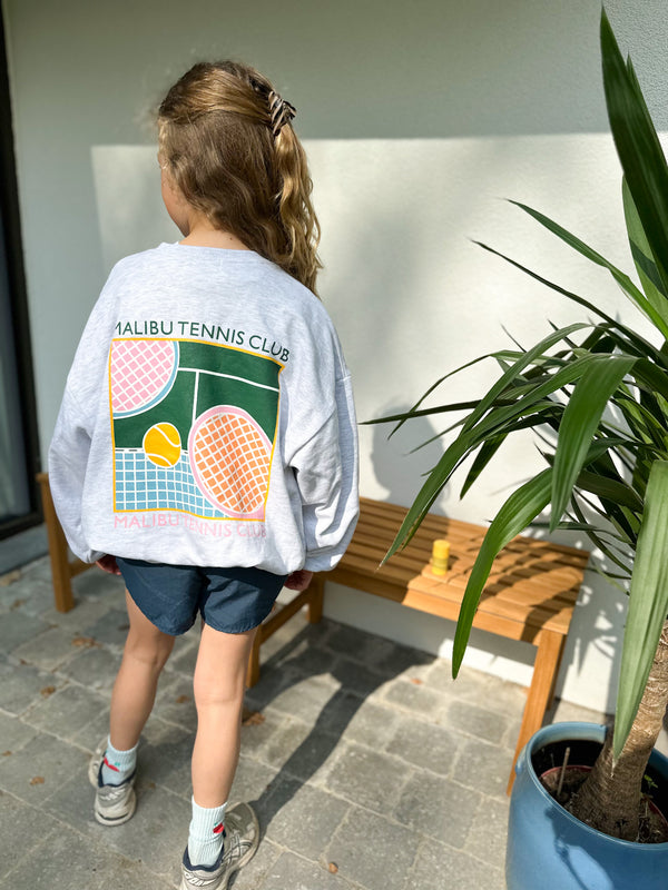 Malibu sweatshirt - White melange